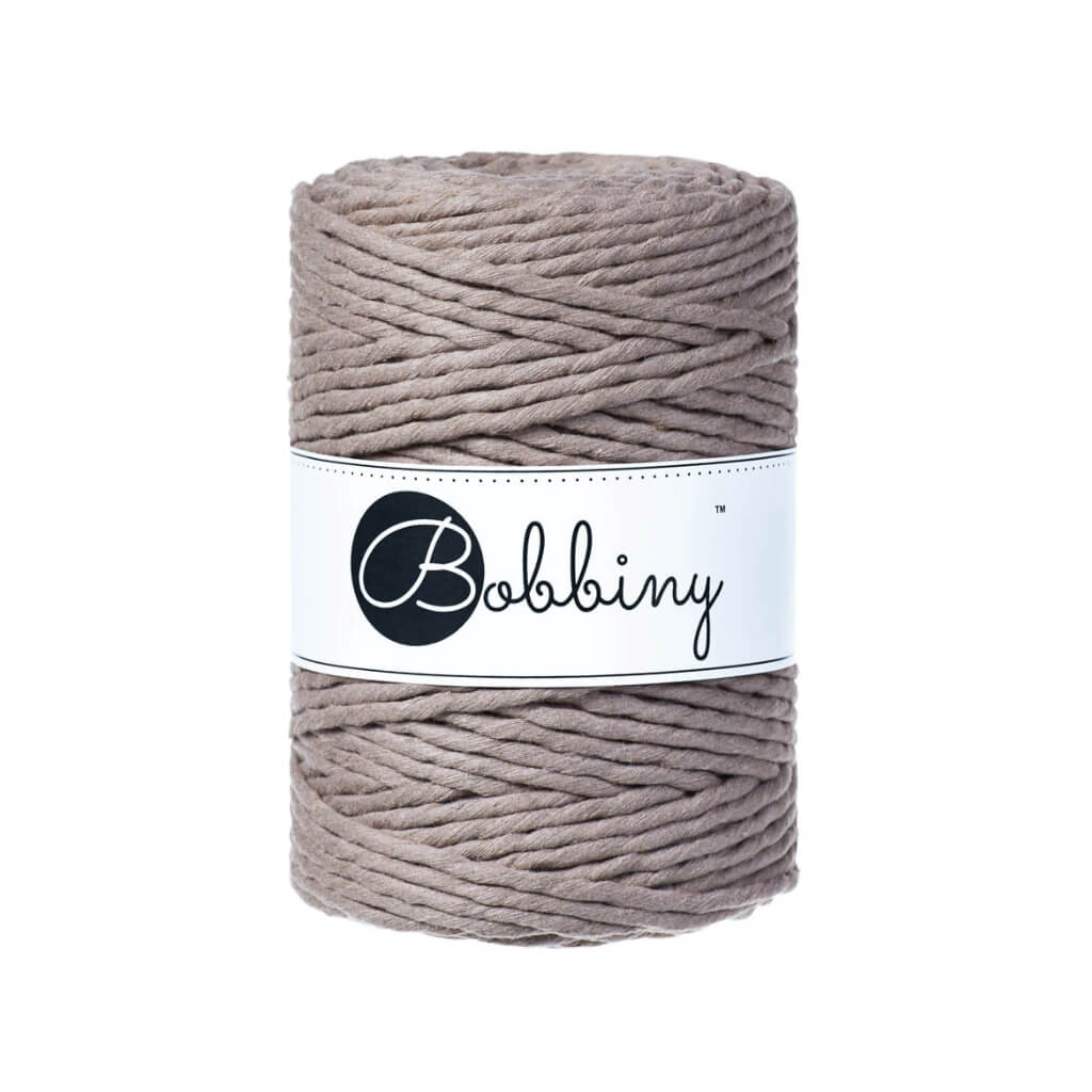 Bobbiny Coffee Bobbiny Makramee Garn 5 mm x 100 m Lieblingsgarn