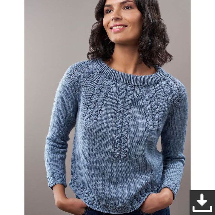 Schachenmayr Pattern Damen Pullover Maarja Strickset - Schachenmayr (PDF) bei bei bei bei bei bei bei bei bei Lieblingsgarn