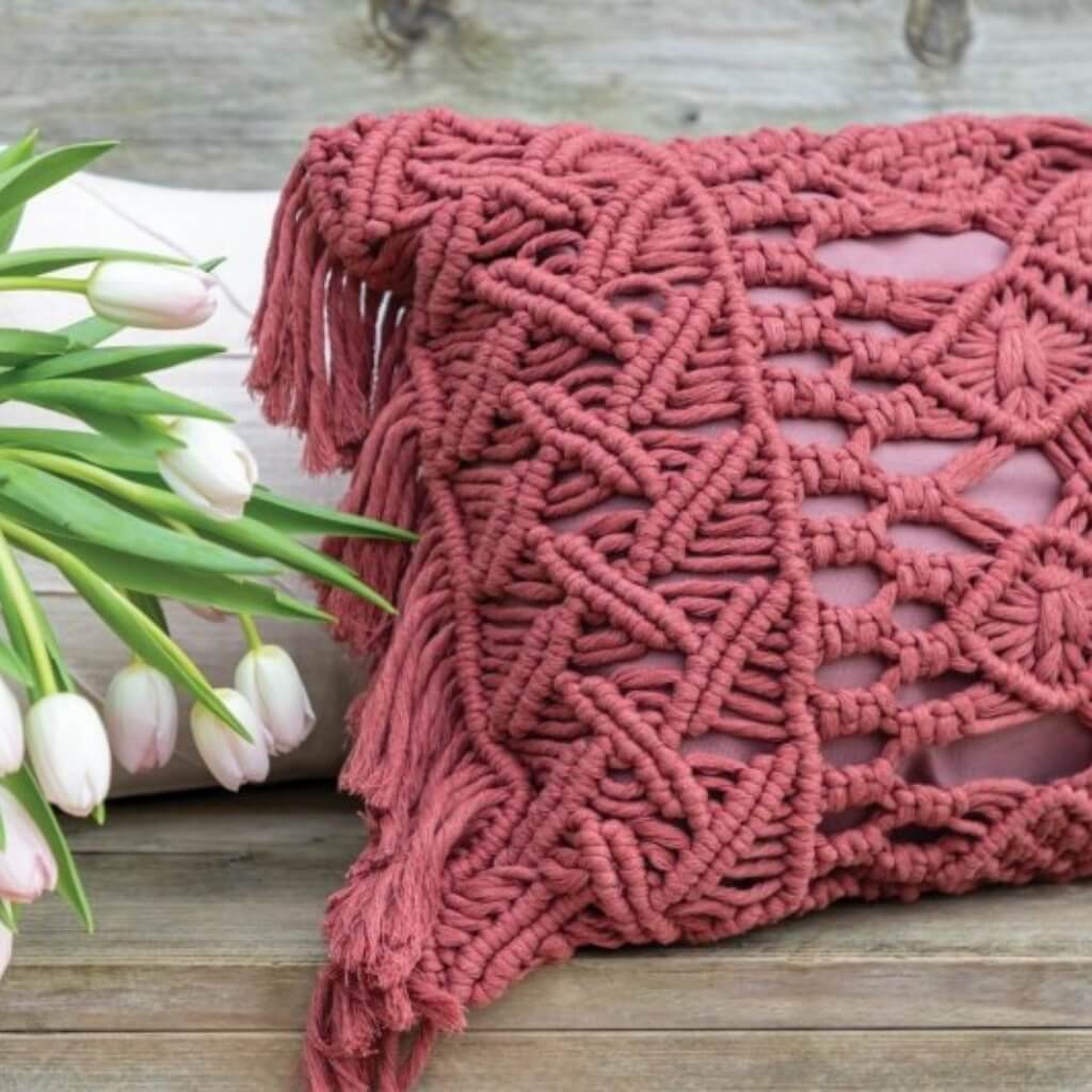 Durable Pattern Daring Diamonds Kissen Durable Rope (PDF) bei bei bei bei bei bei bei bei bei bei bei bei bei Lieblingsgarn