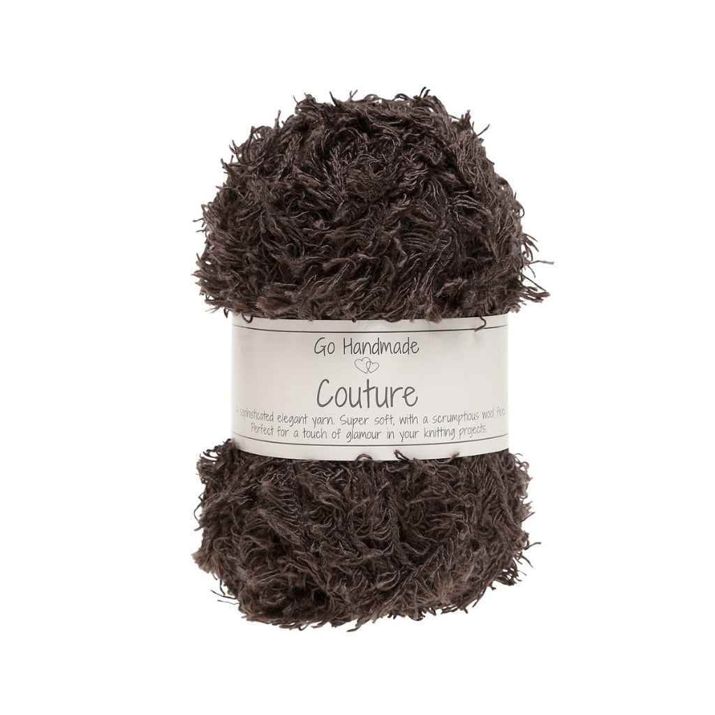 Go Handmade Dark Brown Go handmade Yarn Couture 50g Lieblingsgarn