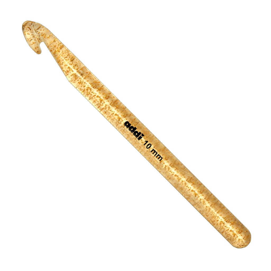 Addi 15 cm / 8 mm Addi Wollhäkelnadel Champagner - 445-7 Lieblingsgarn