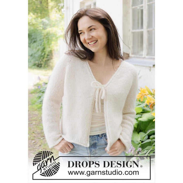 Delicate Dance Cardigan Strickanleitung - Drops Design (PDF) bei bei bei bei bei bei bei bei bei bei bei bei Lieblingsgarn