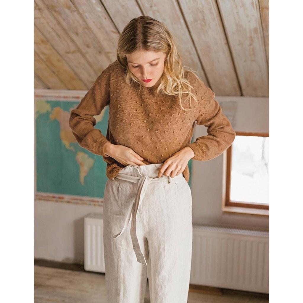 Frühlings-Knospen-Pullover Strickanleitung - Sandnes Garn / Åsa Christiansen (PDF) bei bei bei bei bei bei bei Lieblingsgarn