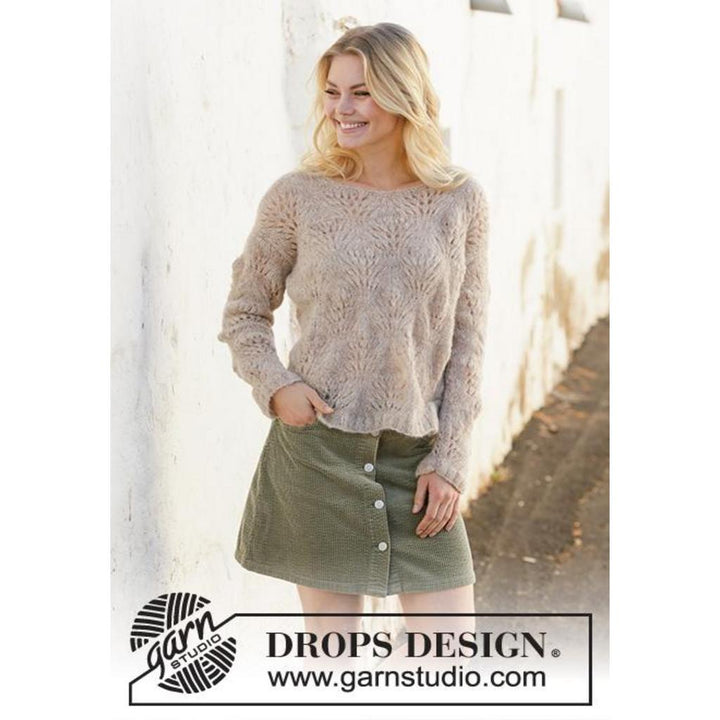 Footprints in the Sand Pullover Strickanleitung - Drops Design (PDF) bei bei bei bei bei bei bei bei bei bei Lieblingsgarn