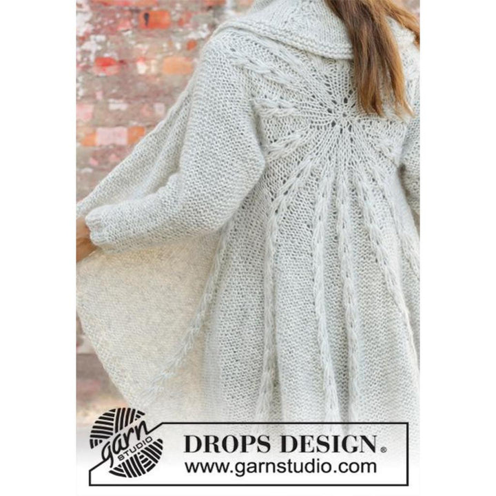 Empress Lange Kreisjacke Strickanleitung - Drops Design (PDF) bei bei bei bei bei bei bei bei bei bei bei bei Lieblingsgarn
