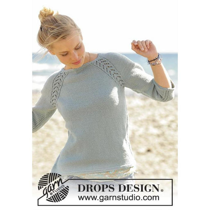Wind Down Pullover Strickanleitung - Drops Design (PDF) bei bei bei bei bei bei bei bei bei bei bei bei bei Lieblingsgarn