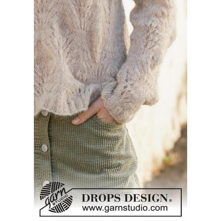 Footprints in the Sand Pullover Strickanleitung - Drops Design (PDF) bei bei bei bei bei bei bei bei bei bei Lieblingsgarn