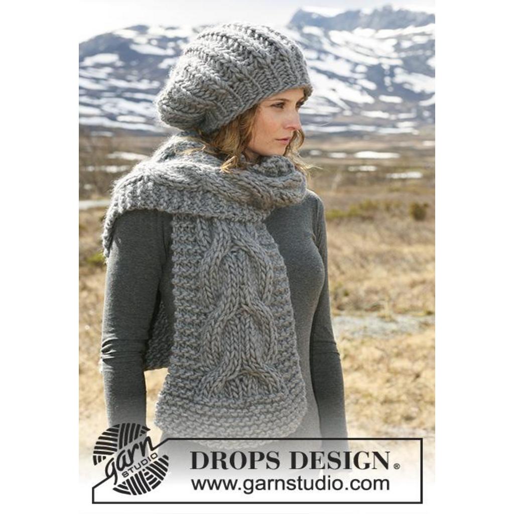 Colombelle Mütze Strickanleitung - Drops Design (PDF) bei bei bei bei bei bei bei bei bei bei bei bei bei bei Lieblingsgarn