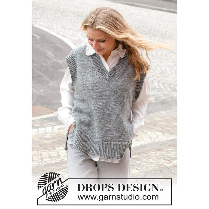 Skyscraper Vest Strickanleitung - Drops Design (PDF) bei bei bei bei bei bei bei bei bei bei bei bei bei Lieblingsgarn