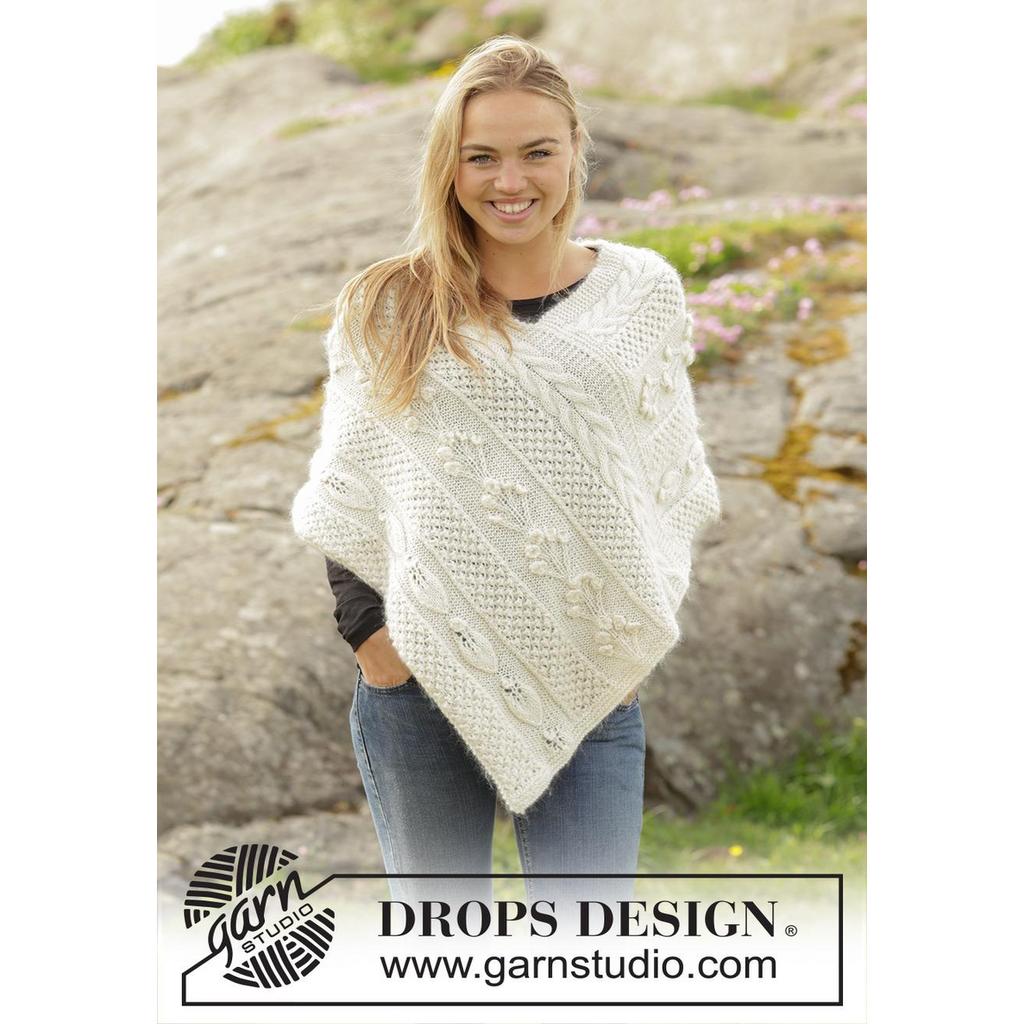 Snow Beads Poncho Strickanleitung - Drops Design (PDF) bei bei bei bei bei bei bei bei bei bei bei bei bei bei Lieblingsgarn