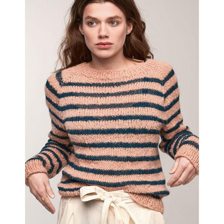 Streifen-Pullover Strickanleitung - Sandnes Garn / Olaug Beate Bjelland (PDF) bei bei bei bei bei bei bei bei Lieblingsgarn