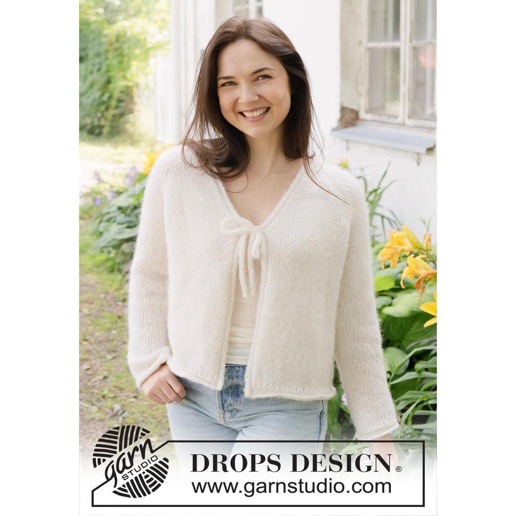 Delicate Dance Cardigan Strickanleitung - Drops Design (PDF) bei bei bei bei bei bei bei bei bei bei bei bei Lieblingsgarn