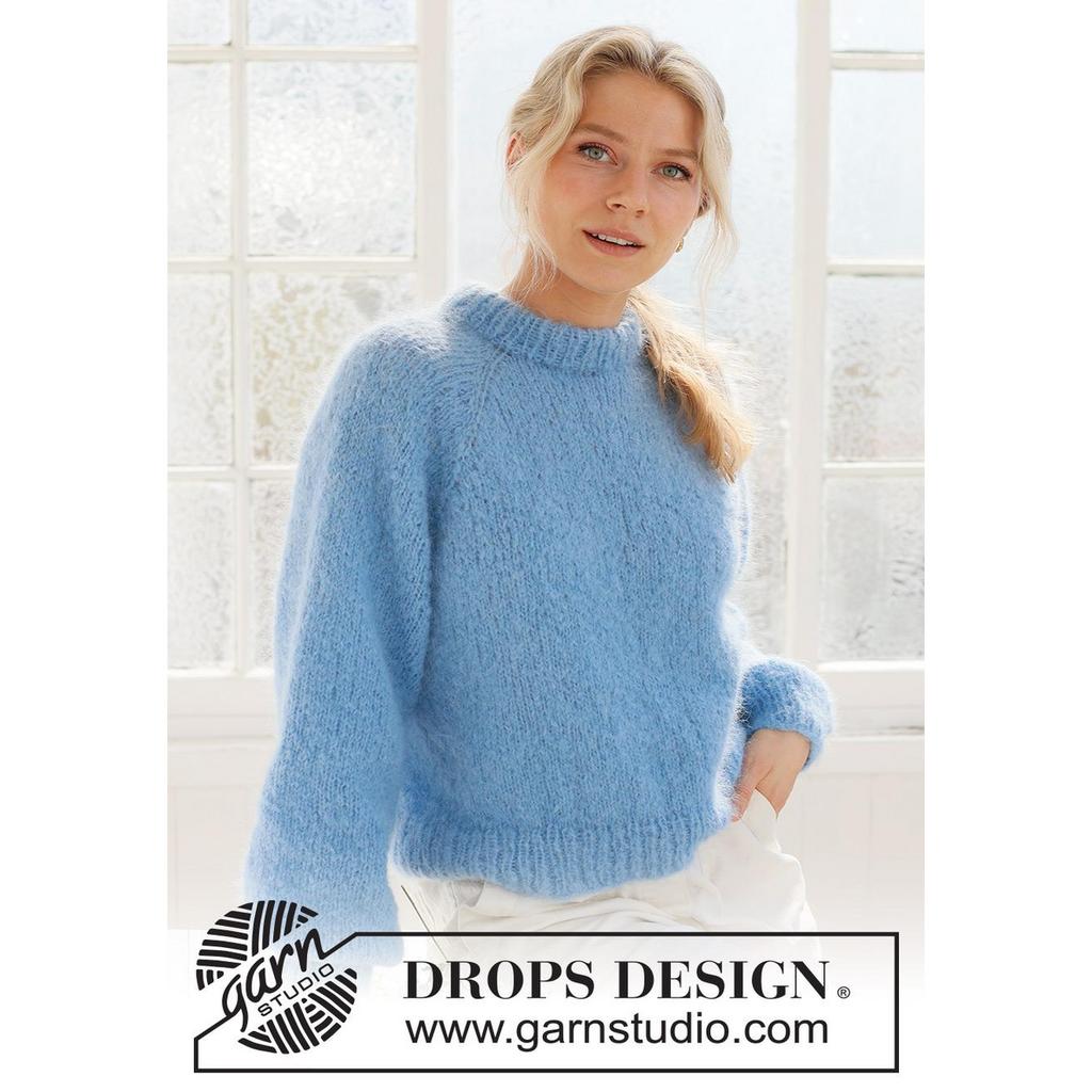 Blueberry Cream Sweater Strickanleitung - Drops Design (PDF) bei bei bei bei bei bei bei bei bei bei bei bei Lieblingsgarn