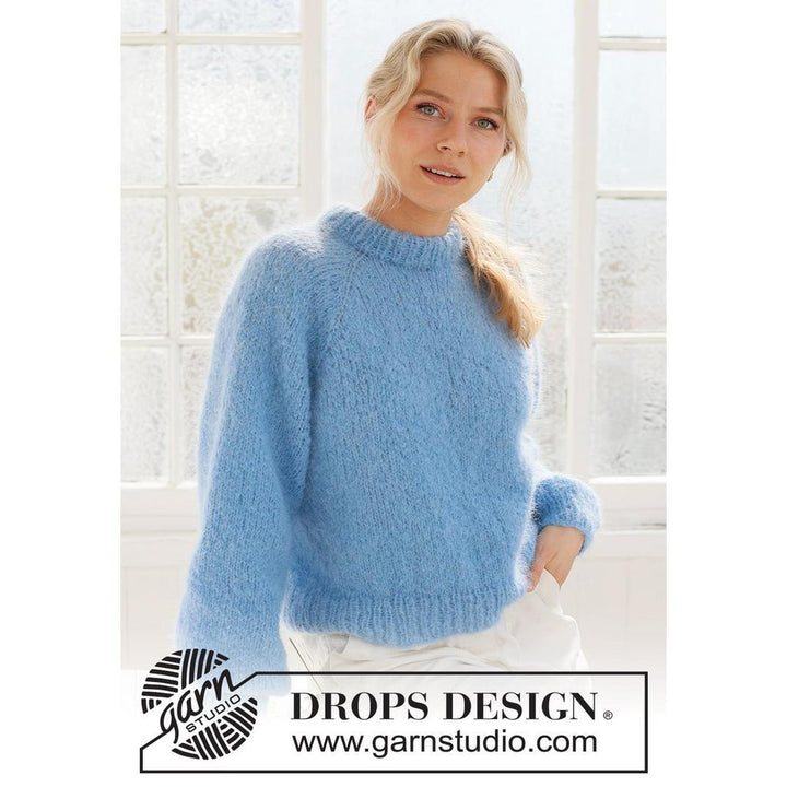 Blueberry Cream Sweater Strickanleitung - Drops Design (PDF) bei bei bei bei bei bei bei bei bei bei bei bei Lieblingsgarn