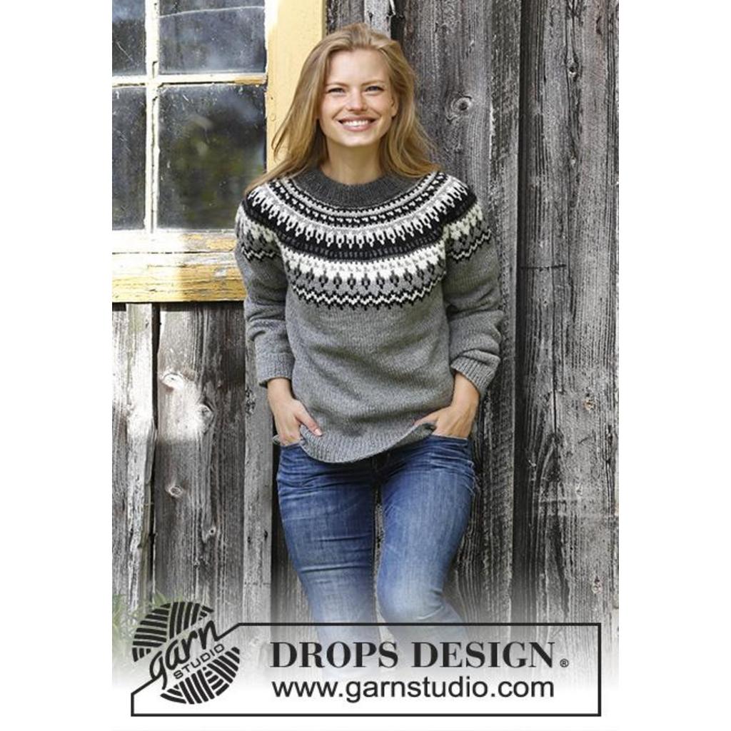 Night Shades Pullover Strickanleitung - Drops Design (PDF) bei bei bei bei bei bei bei bei bei bei bei bei Lieblingsgarn