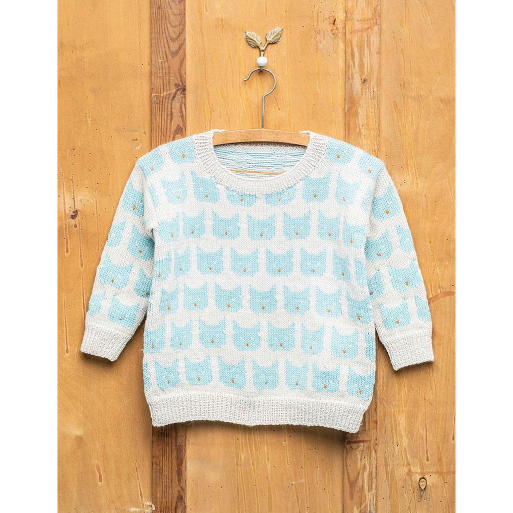 Katzen-Pullover Strickanleitung - Sandnes Garn / Olaug Beate Bjelland (PDF) bei bei bei bei bei bei bei bei bei Lieblingsgarn