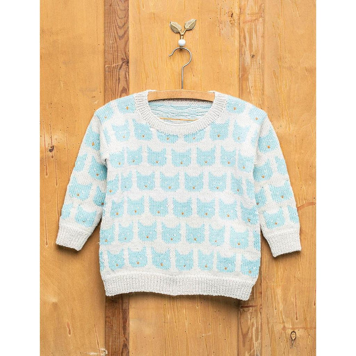 Katzen-Pullover Strickanleitung - Sandnes Garn / Olaug Beate Bjelland (PDF) bei bei bei bei bei bei bei bei bei Lieblingsgarn