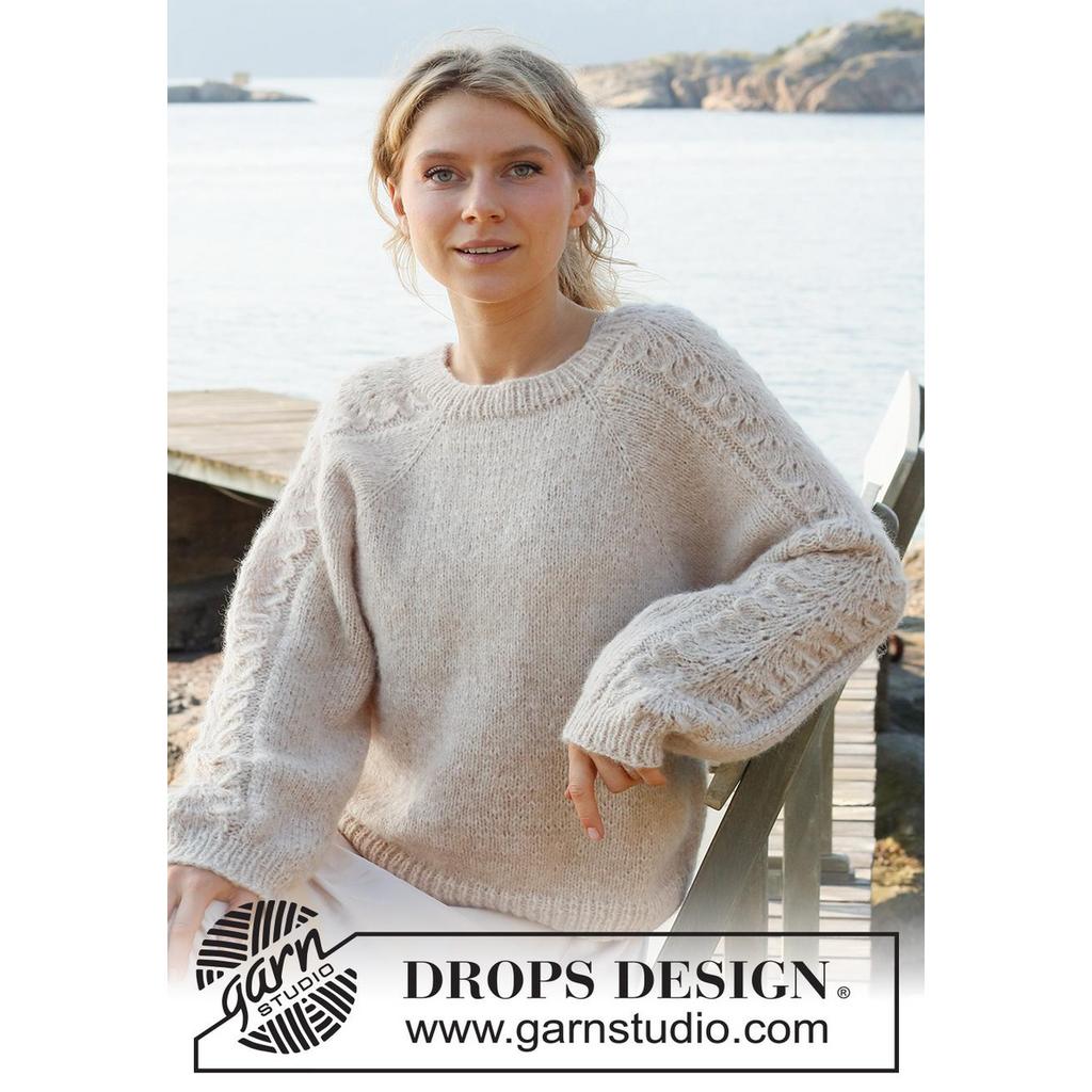 Bronze Summer Sweater Strickanleitung - Drops Design (PDF) bei bei bei bei bei bei bei bei bei bei bei bei bei Lieblingsgarn