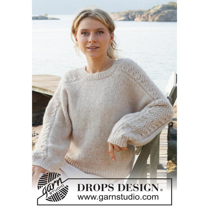 Bronze Summer Sweater Strickanleitung - Drops Design (PDF) bei bei bei bei bei bei bei bei bei bei bei bei bei Lieblingsgarn