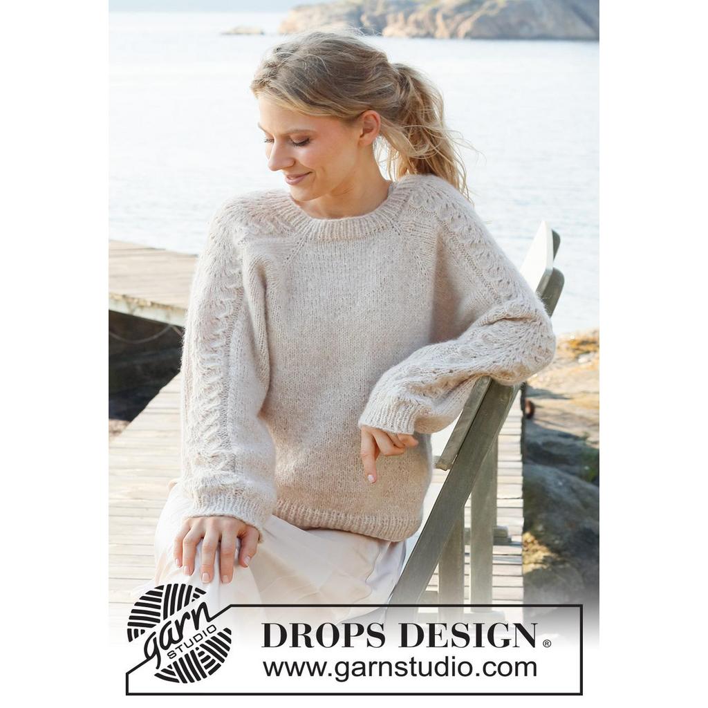 Bronze Summer Sweater Strickanleitung - Drops Design (PDF) bei bei bei bei bei bei bei bei bei bei bei bei bei Lieblingsgarn