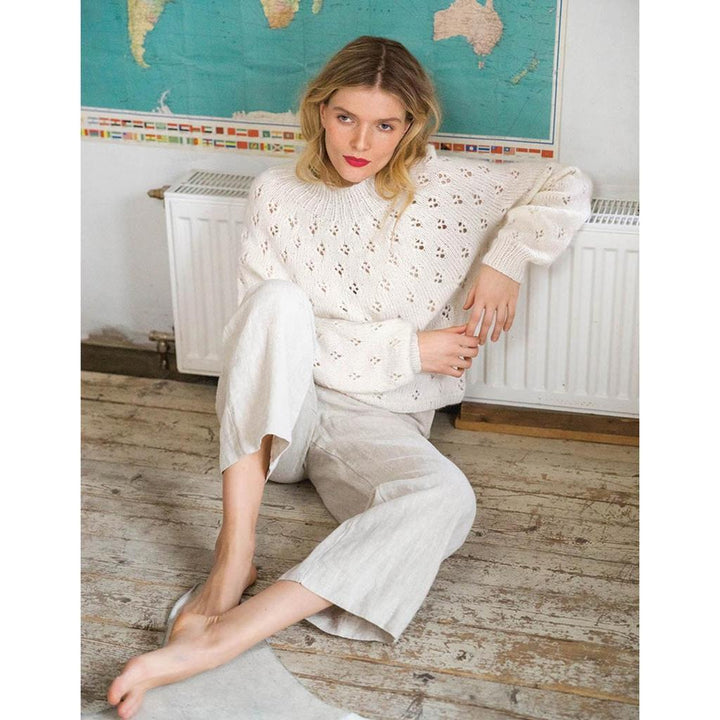 Kleeblatt-Pullover Strickanleitung - Sandnes Garn / Åsa Christiansen (PDF) bei bei bei bei bei bei bei bei bei Lieblingsgarn