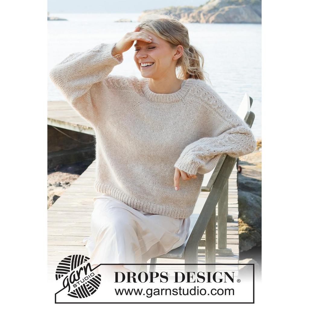 Bronze Summer Sweater Strickanleitung - Drops Design (PDF) bei bei bei bei bei bei bei bei bei bei bei bei bei Lieblingsgarn