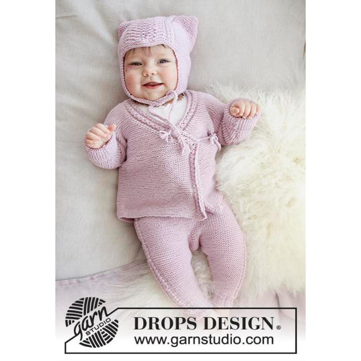 Hello Kitten Baby-Set Strickanleitung - Drops Design (PDF) bei bei bei bei bei bei bei bei bei bei bei bei Lieblingsgarn