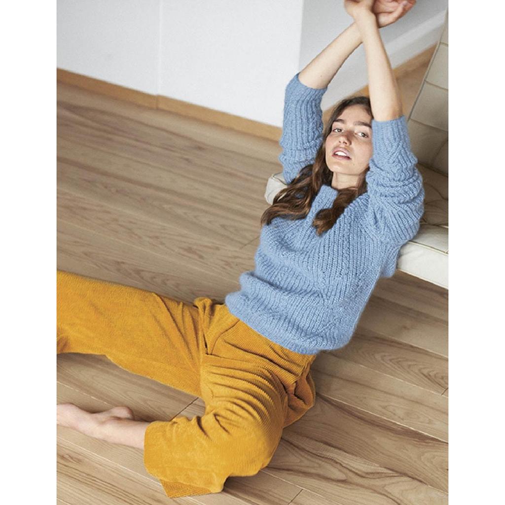 Tulpen-Pullover Strickanleitung - Sandnes Garn / Liv Stangeland (PDF) bei bei bei bei bei bei bei bei bei bei Lieblingsgarn