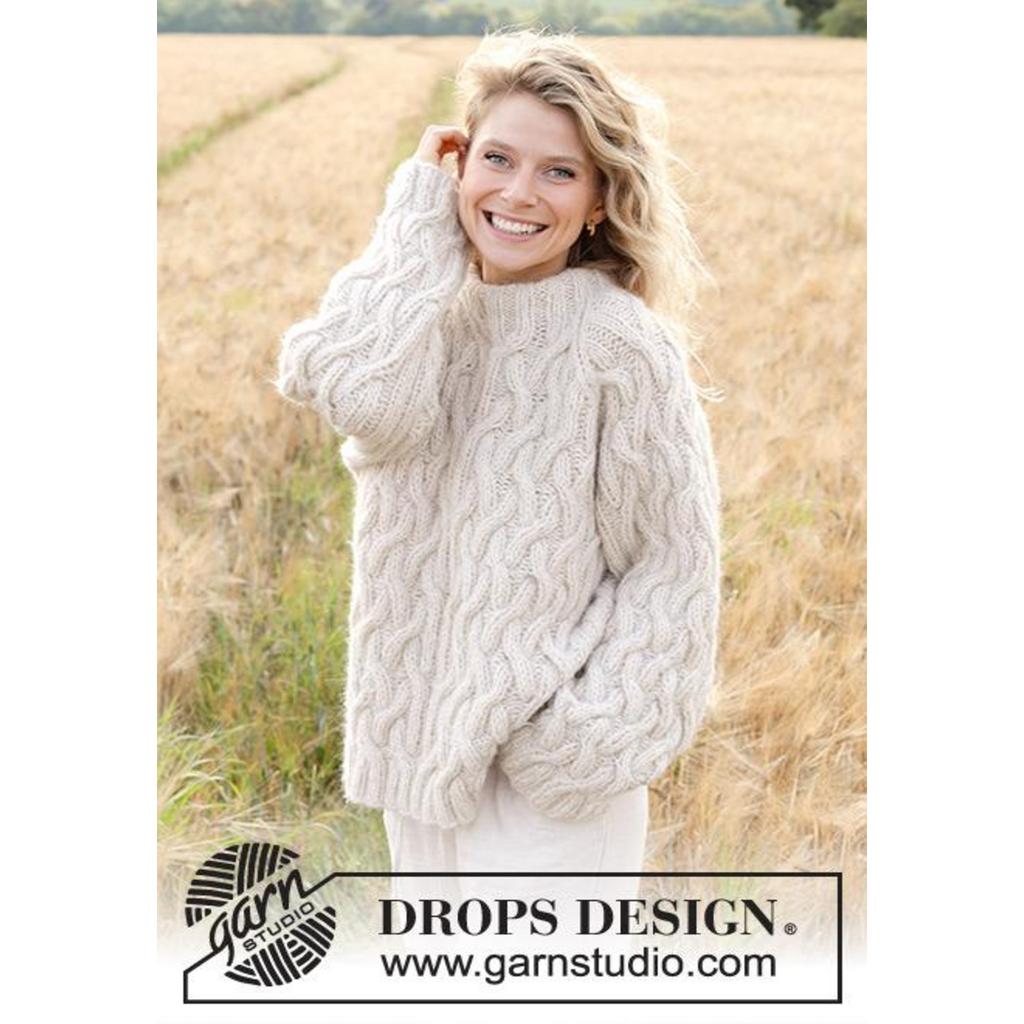 Sand Trails Pullover Strickanleitung - Drops Design (PDF) bei bei bei bei bei bei bei bei bei bei bei bei bei Lieblingsgarn