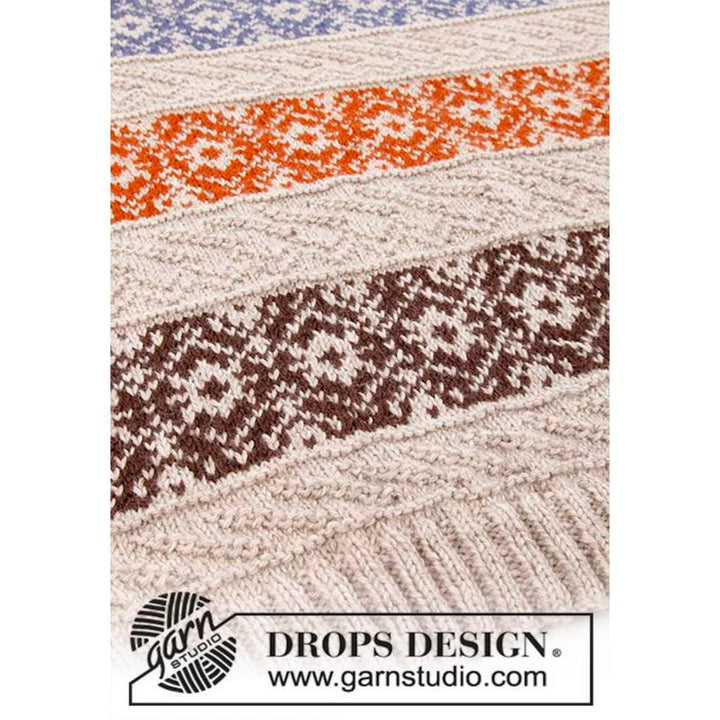 Pullover mit Norwegermuster Valdres Strickanleitung - Drops Design (PDF) bei bei bei bei bei bei bei bei bei Lieblingsgarn