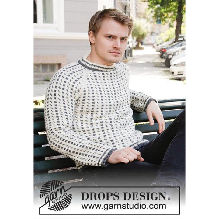 Herren Pullover mit Norwegermuster Strickanleitung - Drops Design (PDF) bei bei bei bei bei bei bei bei bei Lieblingsgarn