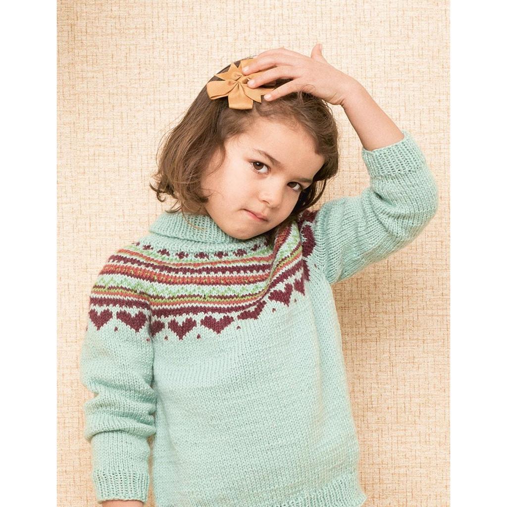 Eva Pullover mit Rundpasse Strickanleitung - Sandnes Garn (PDF) bei bei bei bei bei bei bei bei bei bei bei bei Lieblingsgarn