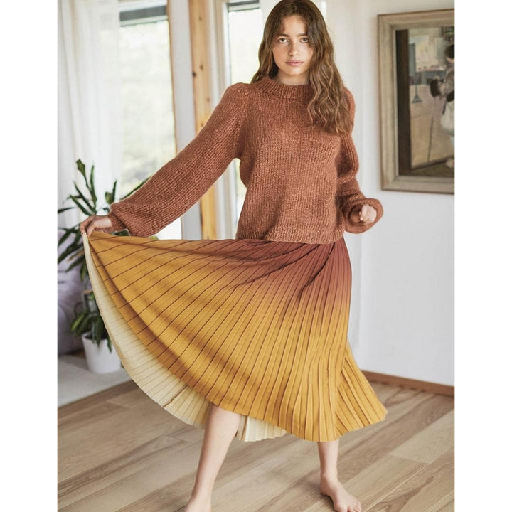 Puffärmel-Pullover Strickanleitung - Sandnes Garn / Liv Stangeland (PDF) bei bei bei bei bei bei bei bei bei Lieblingsgarn