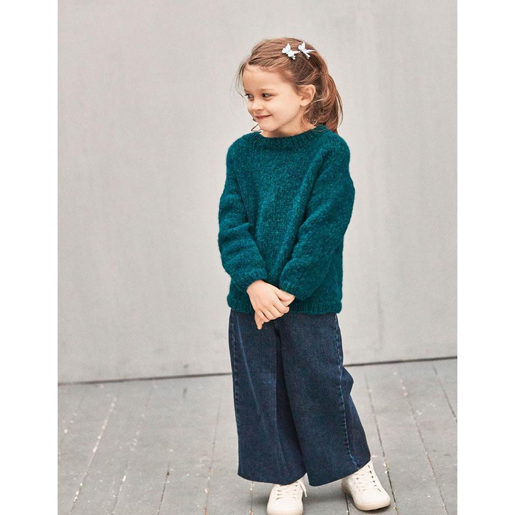 Einfacher Raglan-Pullover Strickanleitung - Sandnes Garn / Åsa Christiansen (PDF) bei bei bei bei bei bei bei Lieblingsgarn