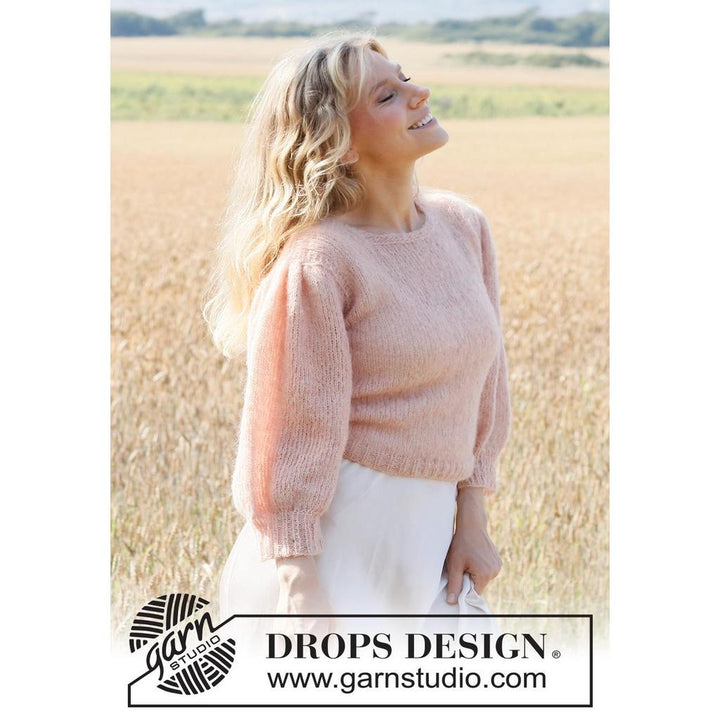 Peaches and Cream Pullover Strickanleitung - Drops Design (PDF) bei bei bei bei bei bei bei bei bei bei bei Lieblingsgarn