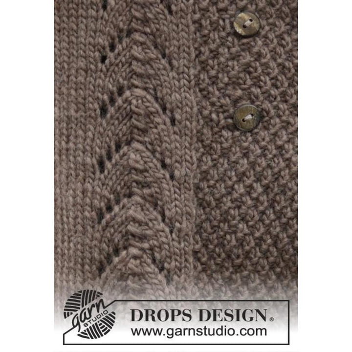 Into The Woods Jacke mit Kapuze Strickanleitung - Drops Design (PDF) bei bei bei bei bei bei bei bei bei bei Lieblingsgarn