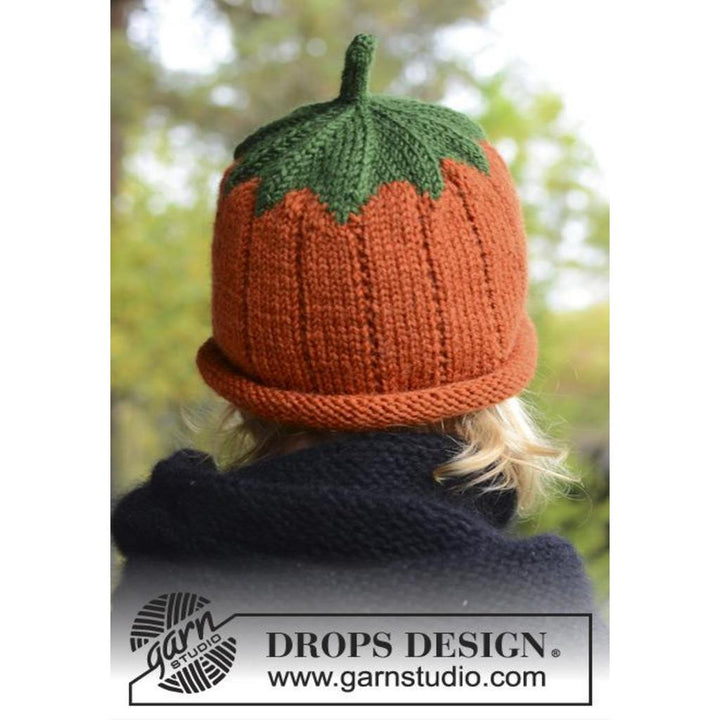 Sweet Pumpkin Kürbismütze Strickanleitung - Drops Design (PDF) bei bei bei bei bei bei bei bei bei bei bei Lieblingsgarn