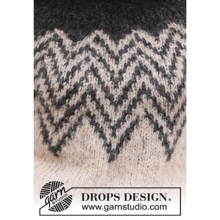 Inverted Peaks Sweater Strickanleitung - Drops Design (PDF) bei bei bei bei bei bei bei bei bei bei bei bei bei Lieblingsgarn