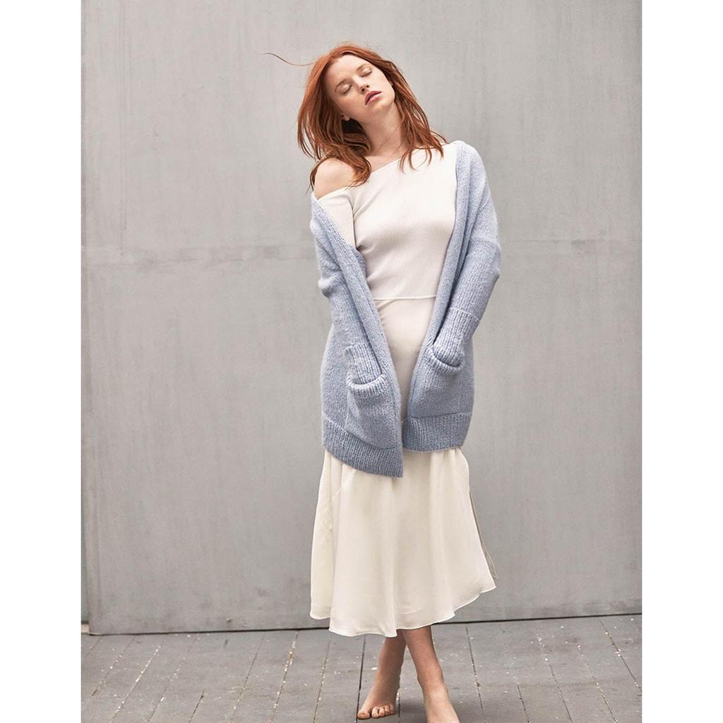 Lange Jacke mit Taschen Strickanleitung - Sandnes Garn / Liv Stangeland (PDF) bei bei bei bei bei bei bei bei Lieblingsgarn