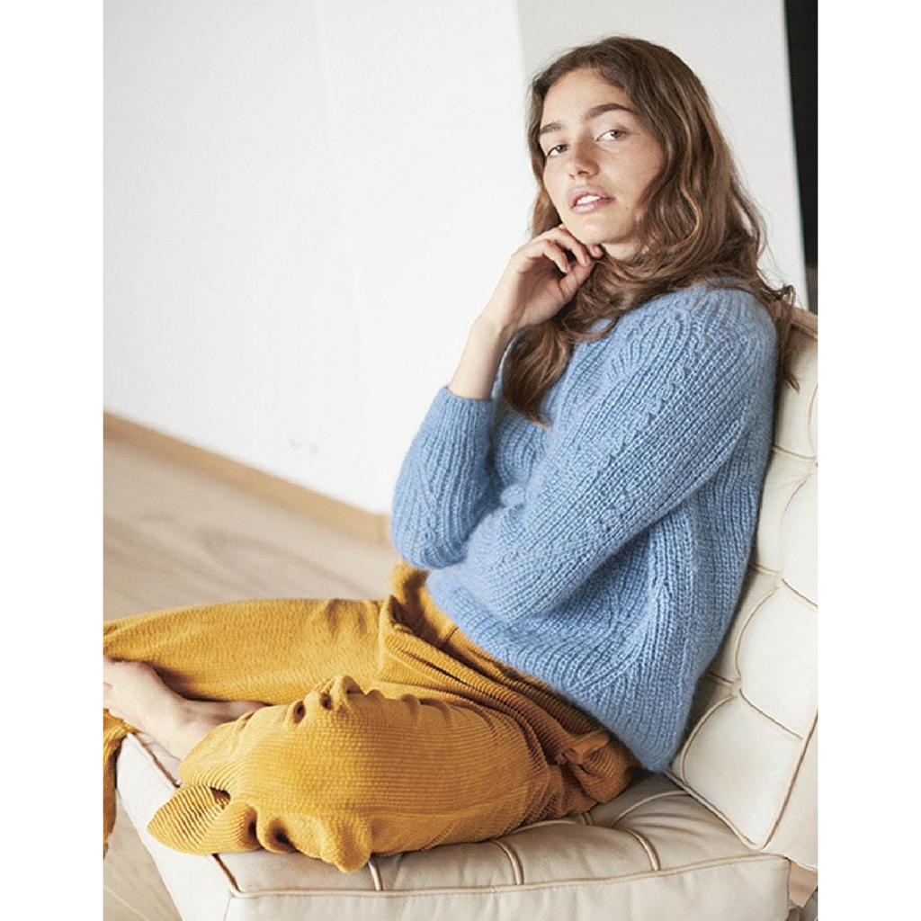 Tulpen-Pullover Strickanleitung - Sandnes Garn / Liv Stangeland (PDF) bei bei bei bei bei bei bei bei bei bei Lieblingsgarn