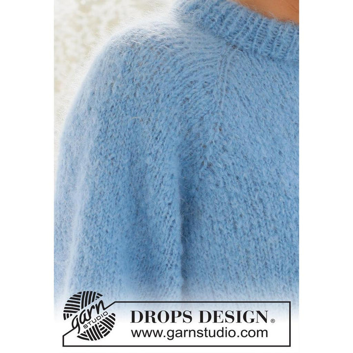 Blueberry Cream Sweater Strickanleitung - Drops Design (PDF) bei bei bei bei bei bei bei bei bei bei bei bei Lieblingsgarn