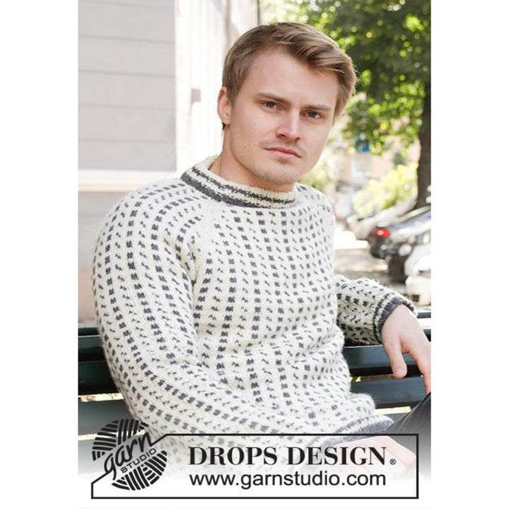 Herren Pullover mit Norwegermuster Strickanleitung - Drops Design (PDF) bei bei bei bei bei bei bei bei bei Lieblingsgarn