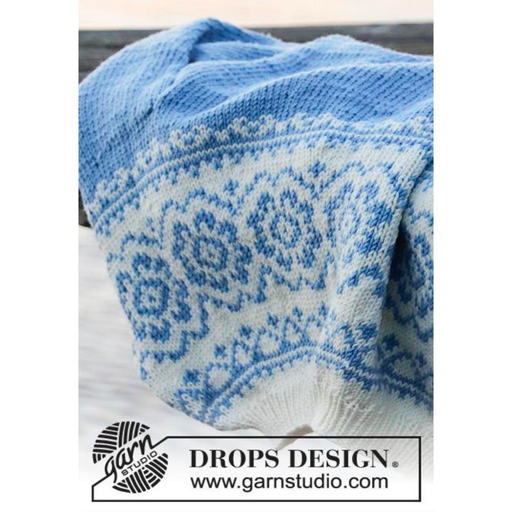 Periwinkle Pullover Strickanleitung - Drops Design (PDF) bei bei bei bei bei bei bei bei bei bei bei bei bei Lieblingsgarn