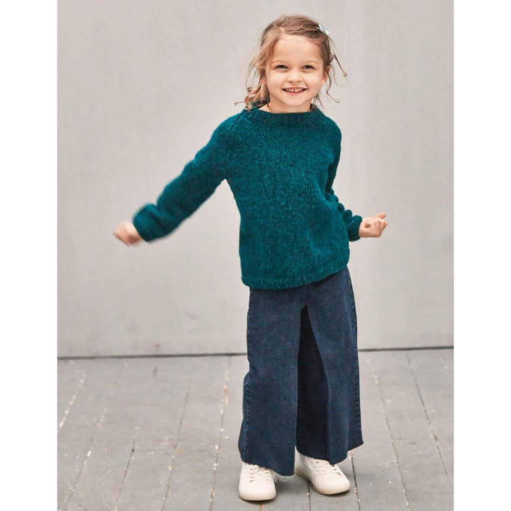 Einfacher Raglan-Pullover Strickanleitung - Sandnes Garn / Åsa Christiansen (PDF) bei bei bei bei bei bei bei Lieblingsgarn