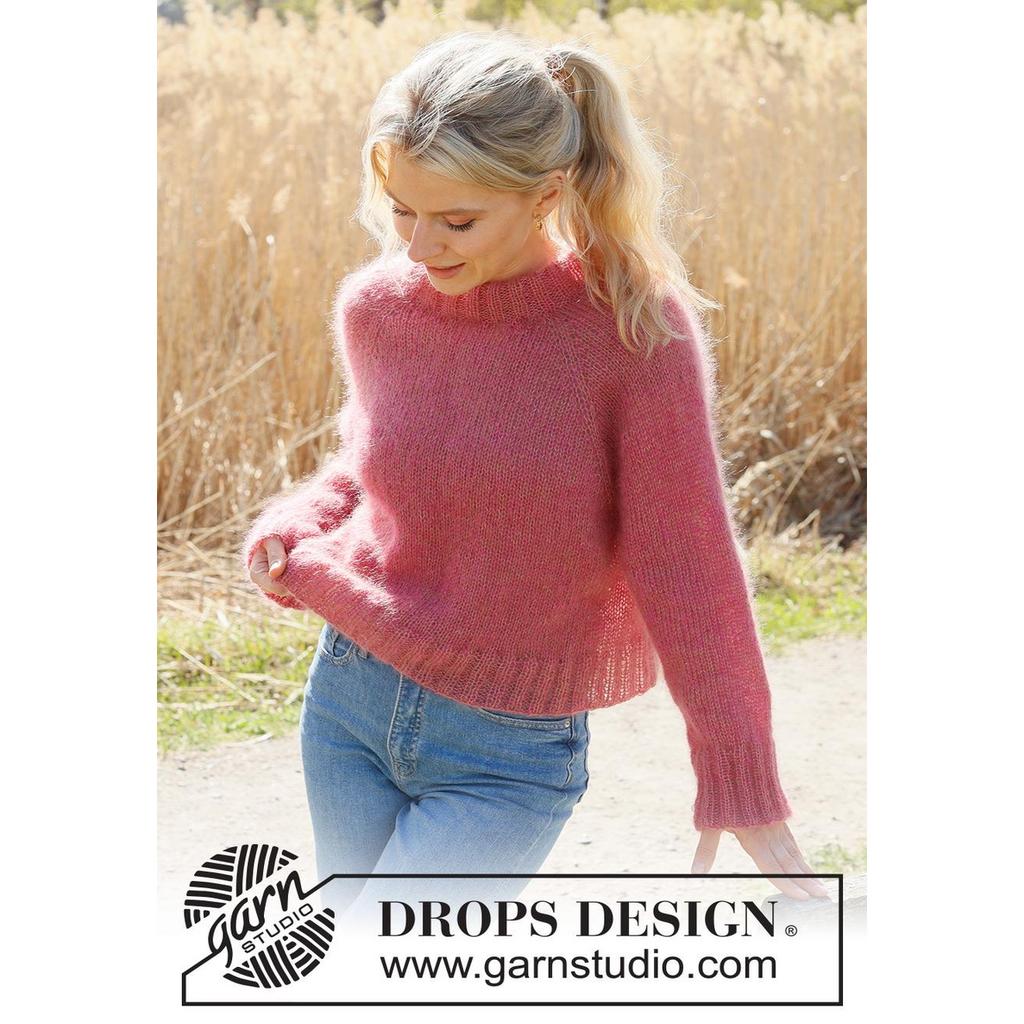 Cranberry Kiss Sweater Strickanleitung - Drops Design (PDF) bei bei bei bei bei bei bei bei bei bei bei bei bei Lieblingsgarn