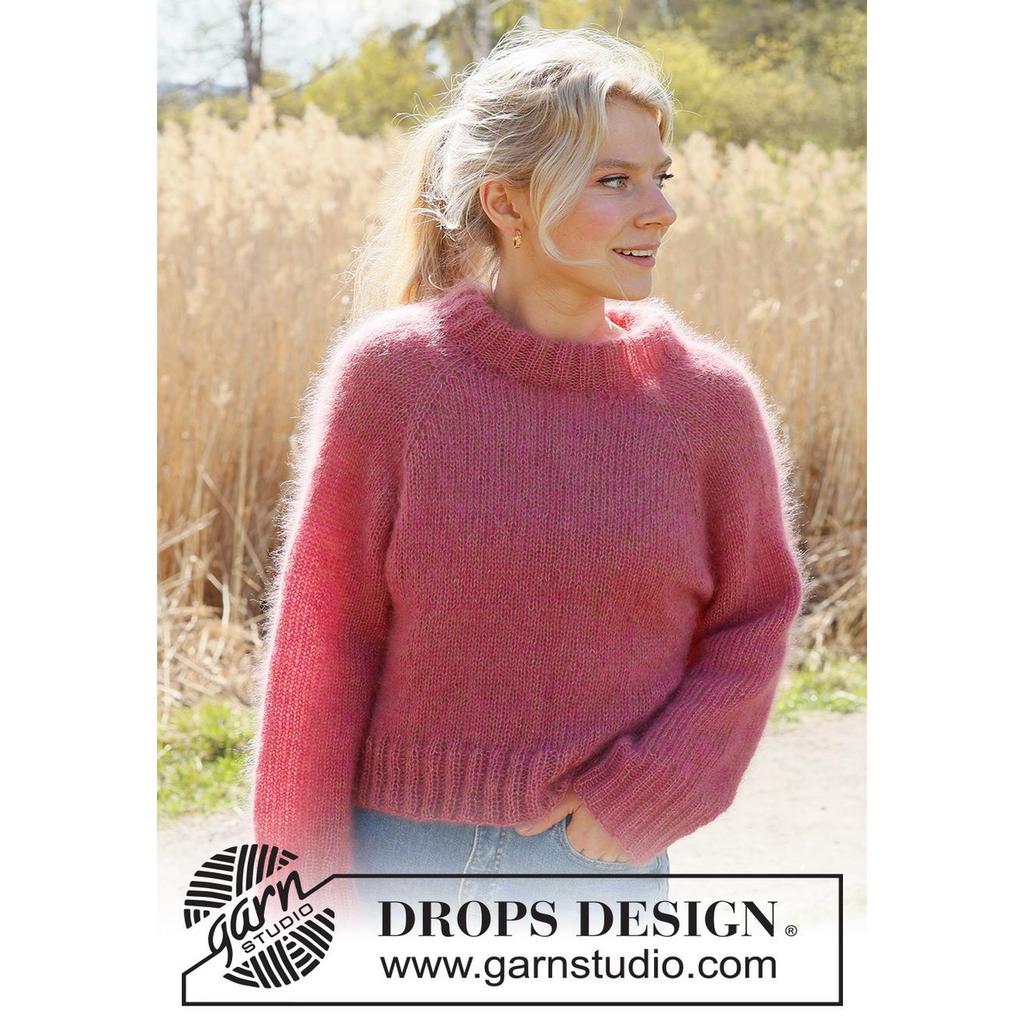 Cranberry Kiss Sweater Strickanleitung - Drops Design (PDF) bei bei bei bei bei bei bei bei bei bei bei bei bei Lieblingsgarn