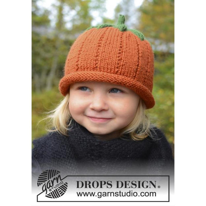 Sweet Pumpkin Kürbismütze Strickanleitung - Drops Design (PDF) bei bei bei bei bei bei bei bei bei bei bei Lieblingsgarn