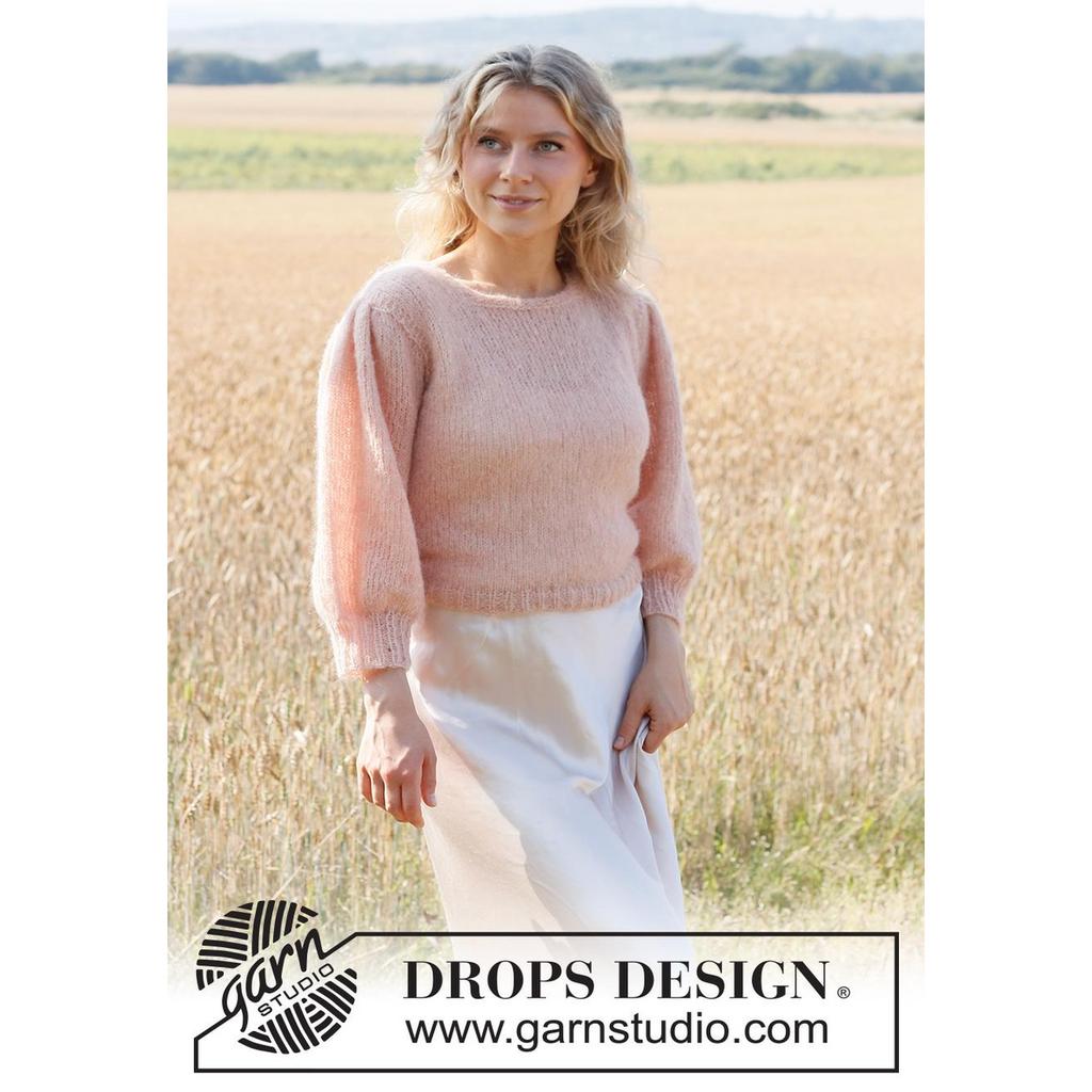 Peaches and Cream Pullover Strickanleitung - Drops Design (PDF) bei bei bei bei bei bei bei bei bei bei bei Lieblingsgarn