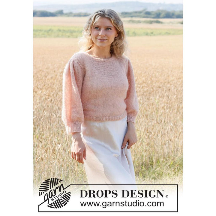 Peaches and Cream Pullover Strickanleitung - Drops Design (PDF) bei bei bei bei bei bei bei bei bei bei bei Lieblingsgarn