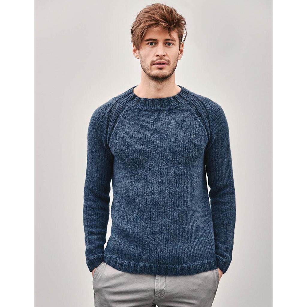 Basic Raglan-Pullover Strickanleitung - Sandnes Garn / Olaug Beate Bjelland (PDF) bei bei bei bei bei bei bei Lieblingsgarn